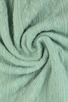Knitted Cable Jersey - Vintage Green