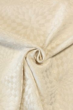 Jacquard Gobelin - Creme/ Beige Velvet Design 