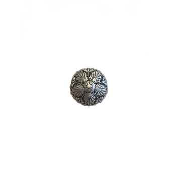 Knöpf - Celtic Flower - Antique Silver - 27,5mm
