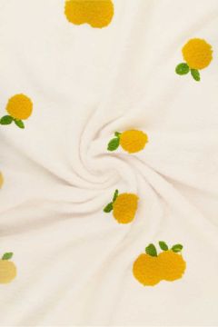 Zachte Badstof - Lemons on Off-White