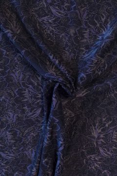 Lace - Dark Kobalt Peony Flowers