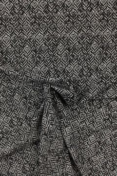 Badeanzugstoff - Aztec Art on Black