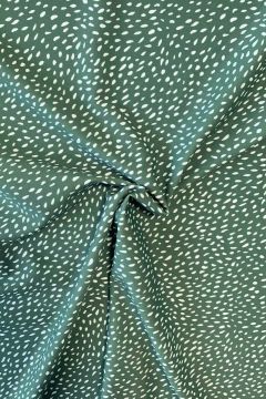 Lycra - Speckles on Vintage Army Green