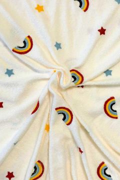 Zachte Badstof - Rainbows on Old Pink