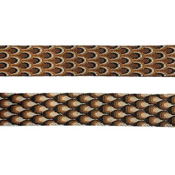 Luxe Tassenband - Peacock - Beige/Green