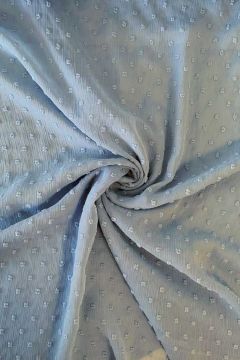 Chiffon Dobby - Light Steelblue