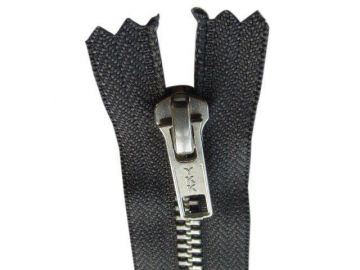 Metall Reißverschlüsse Teilbar - Dunkel Grau 80 cm - 192