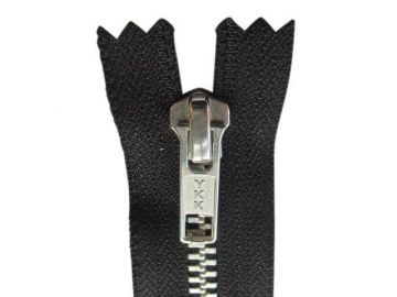Metall Reißverschlüsse Teilbar - Schwarz 80 cm - 580