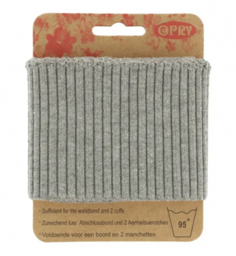 Opry Bündchen und Manschetten Grob - Light Grey