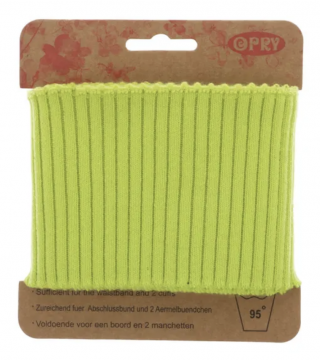 Opry Bündchen und Manschetten Grob - Lime