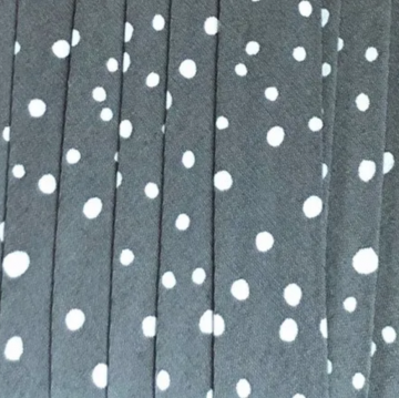 Schrägband - Dots Grey - 2m
