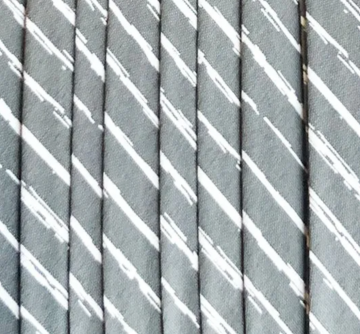 Schrägband - Stripes Grey - 2m