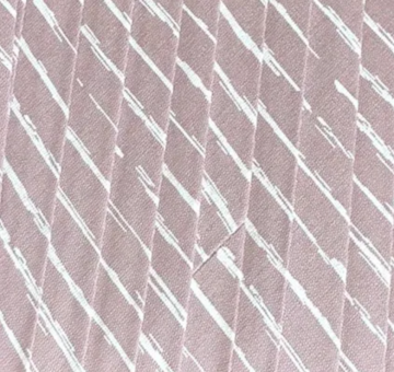Oaki Doki Baumwolle Schrägband - Stripes Old Pink - 2m