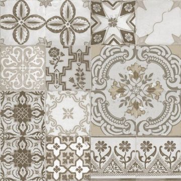 Tafelzeil - Portugese Tegeltjes Beige/Taupe