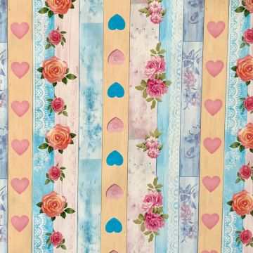 tafelzeil boeren ruit zacht blauw