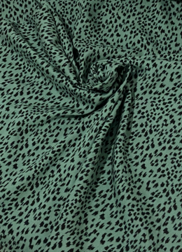 Viscose - Black Stains on Seagreen