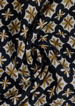 Viscose - Porto Brown/Black