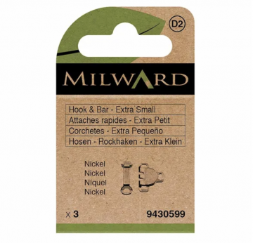 Milward - Bundverschlüsse Größe XS - Nickel