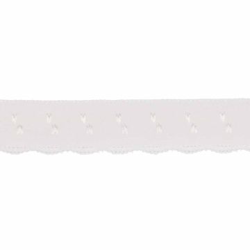 Dessous Elastische Spitze Faltbar - Off White