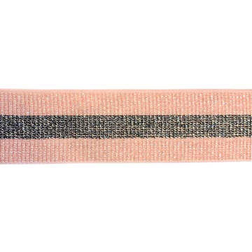 elastiek roze streep 40mm