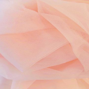 Brandvertragende Tule - 300cm - Salmon/Pink
