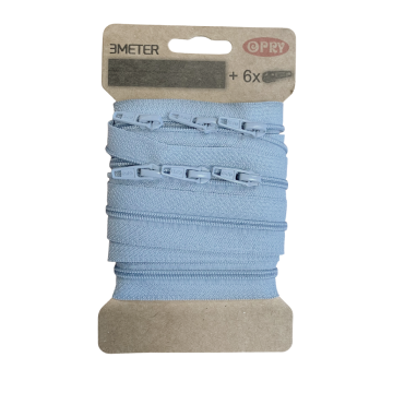 Opry Reißverschluss 3m - Light Grey