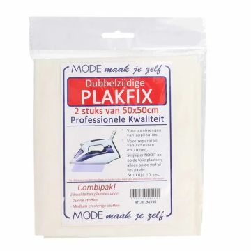 Plakfix doppelseitig aufbügelbar - Fein/Medium - 50x50cm