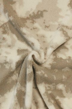 Teddy Plüschstoffe - White/Beige/Old Green Staines