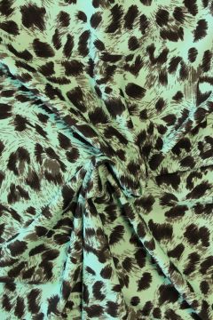 Badeanzugstoff - Mint Panther