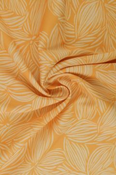 Striped Flowers - yellow/white