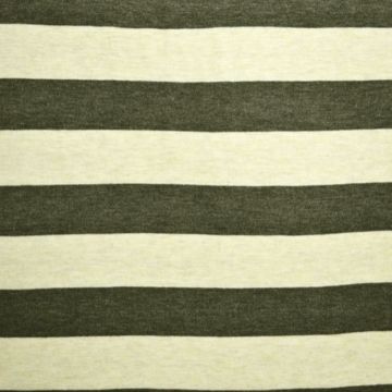 Viskose Jersey - Stripes Big Beige/ Grey