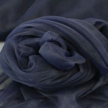 Stretch Tule Navy