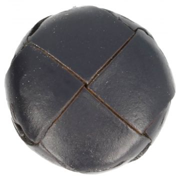Knöpf Kunstleder - Dark Blue - 33.75mm