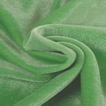 Lycra Samt - Frühling Grün