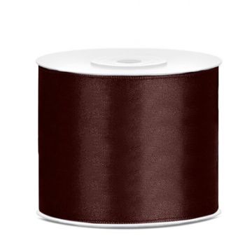 Budget Satinband - Pro Rolle - 50mm - Braun