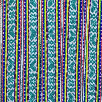 Bänder Boho Turquoise/Blue - 25mm