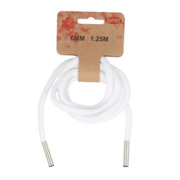 Opry - Kordel für Hoodie 6mm - White