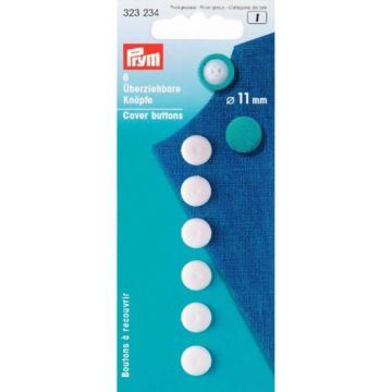 Prym Überziehbare Knöpfe Kunststoff - 11 mm