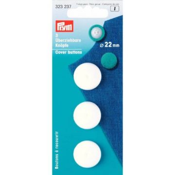 Prym Überziehbare Knöpfe Kunststoff - 23 mm