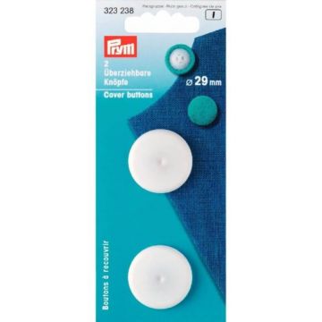 Prym Überziehbare Knöpfe Kunststoff - 29 mm