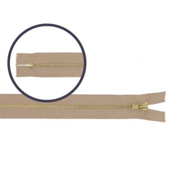 Reißverschluss Hose Gold - 573 - Cappuccino - 22 cm
