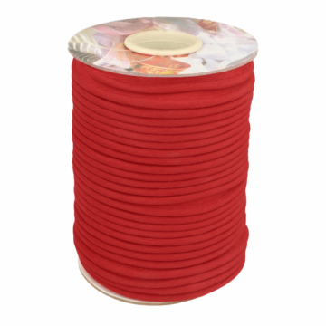 Paspelband rood katoen