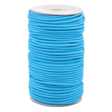 Gummikordel 3mm - 298 Aqua