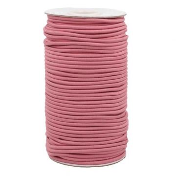 Gummikordel 3mm - 776 Vintage Rosa