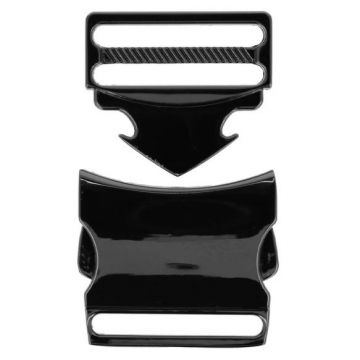 Opry Steckschnalle - Dark Silver - 20mm