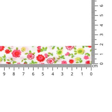 Schrägband -Blume 18mm -005