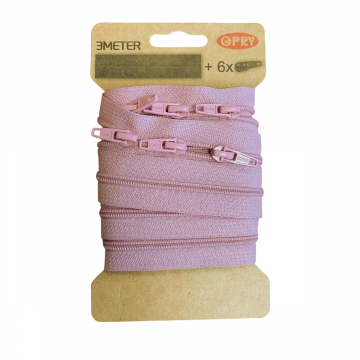 Opry Reißverschluss 3m - Vintage Pink