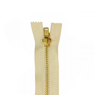 Reißverschluss Hose Gold - 913 - Beige - 12 cm 