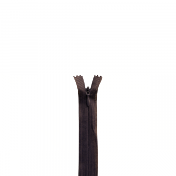 Nahtverdeckter Reissverschluss 40cm - 917 - Dunkelbraun