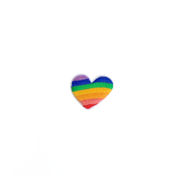 applicatie - Rainbow color tiny Heart